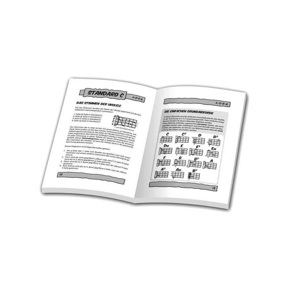 Voggenreiter  Ukulelen Grifftabelle  – Thomann Ireland