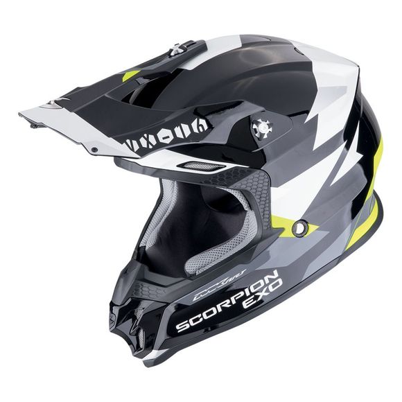 Casque cross Scorpion Exo VX-16 EVO AIR - ROD 2026 - Noir / JauneRef : SC1262