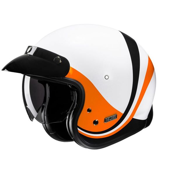 HJC V31 jet helmet - EMGO - White / OrangeRef: Hj1118-Cmc77