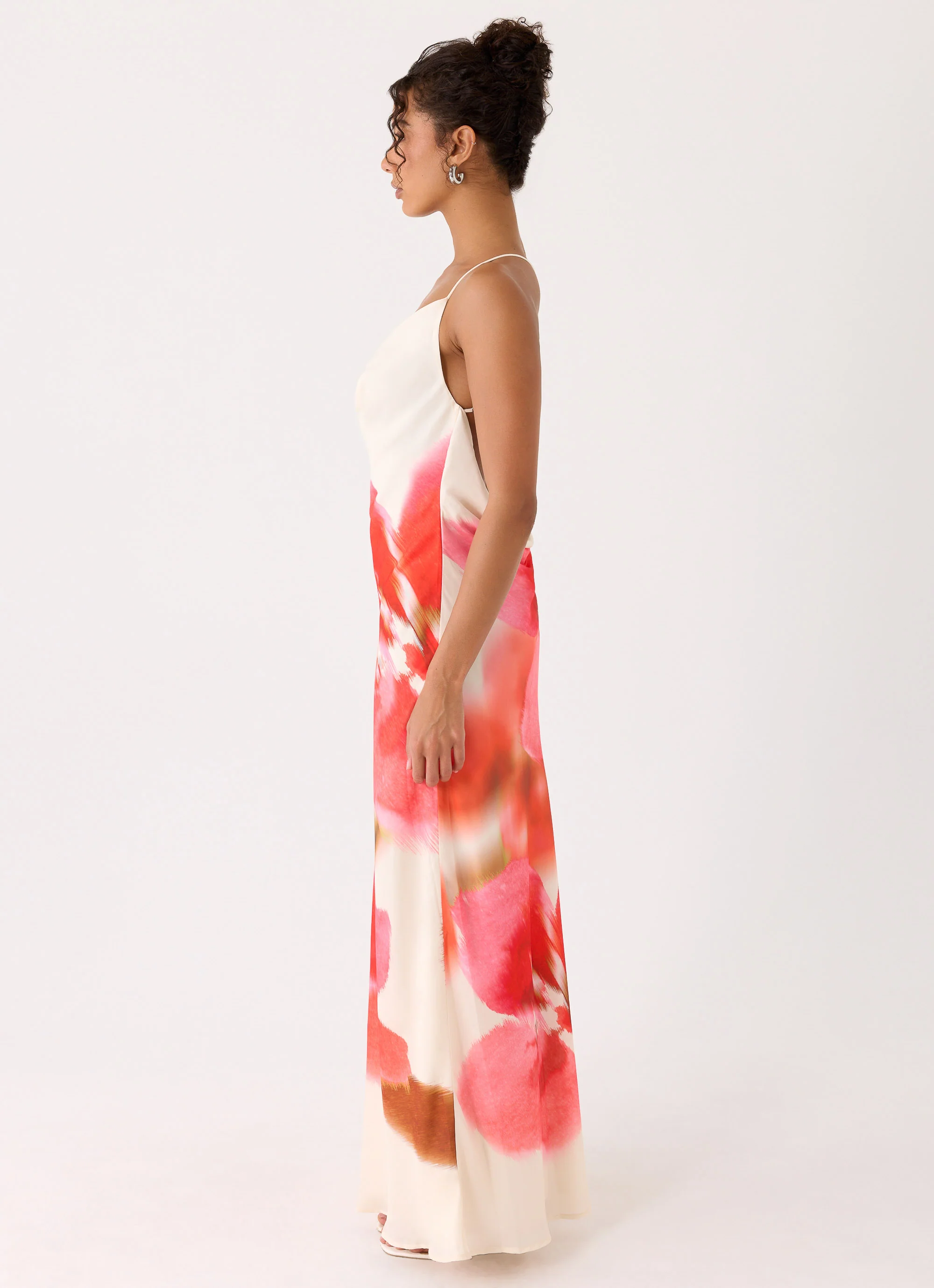 Samya Cowl Maxi Dress - Porcelain Rose