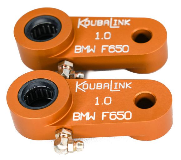 Biellette de suspension Koubalink Kit de rabaissement de selle (25.4 mm) orangeBMW 650 F 650 (0162) - 1997 - 2000Ref : KBK00054A / 1116156