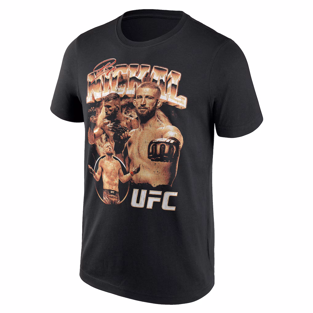 UFC Bo Nickal Graphic T-Shirt - Black - Mens