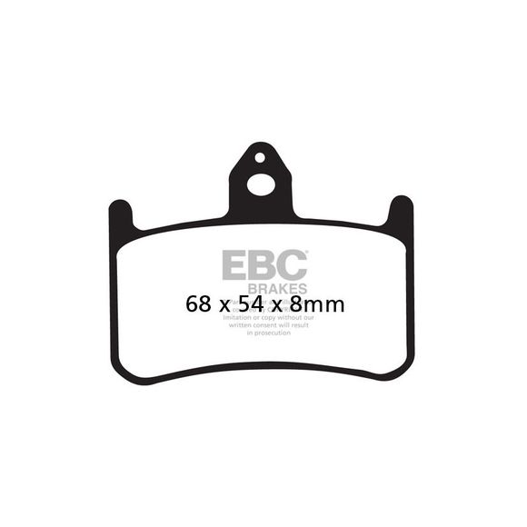 EBC Organic Front Brake PadsRef: FA187