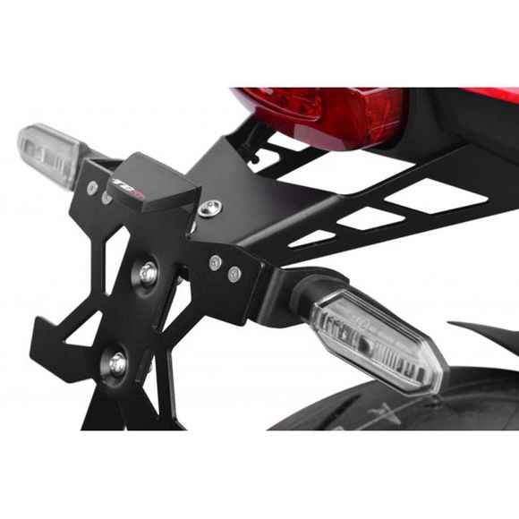 Top Block HONDA License Plate Mount - BlackRef: TB0452 / SPEH50