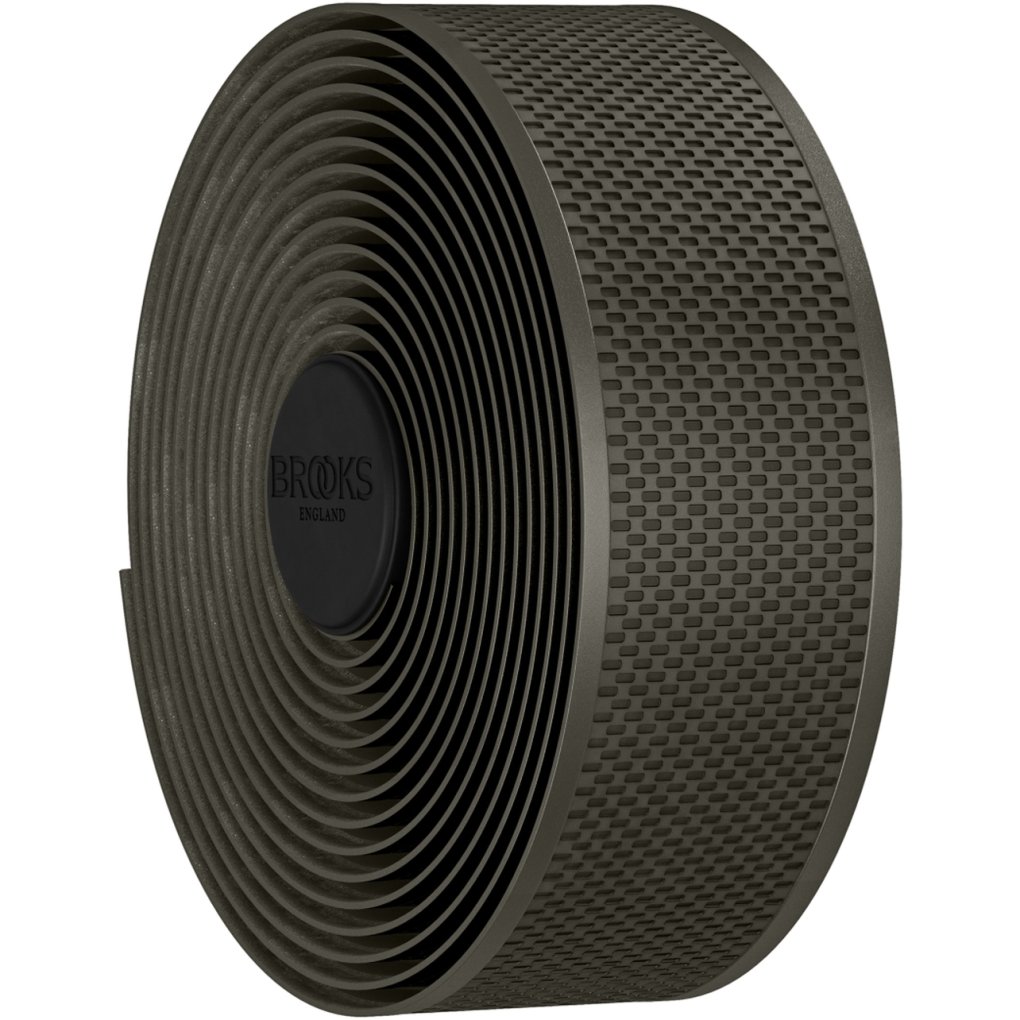 Brooks Cambium Rubber Bar Tape - mud green