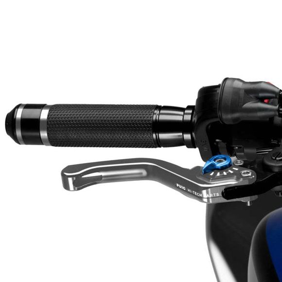 Puig Short 3.0 Brake Lever Silver Universal - BlueRef : PUI0124