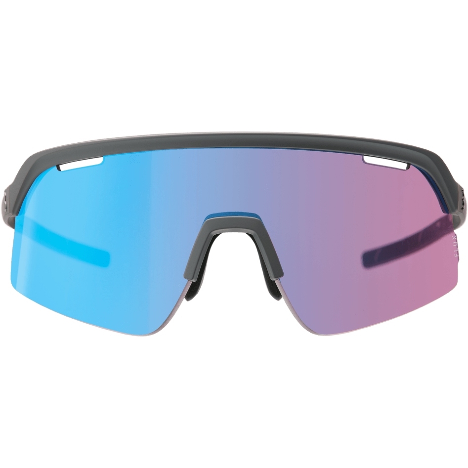 BBB Cycling Valor BSG-81 Cycling Glasses - matt dark grey | FLUX blue