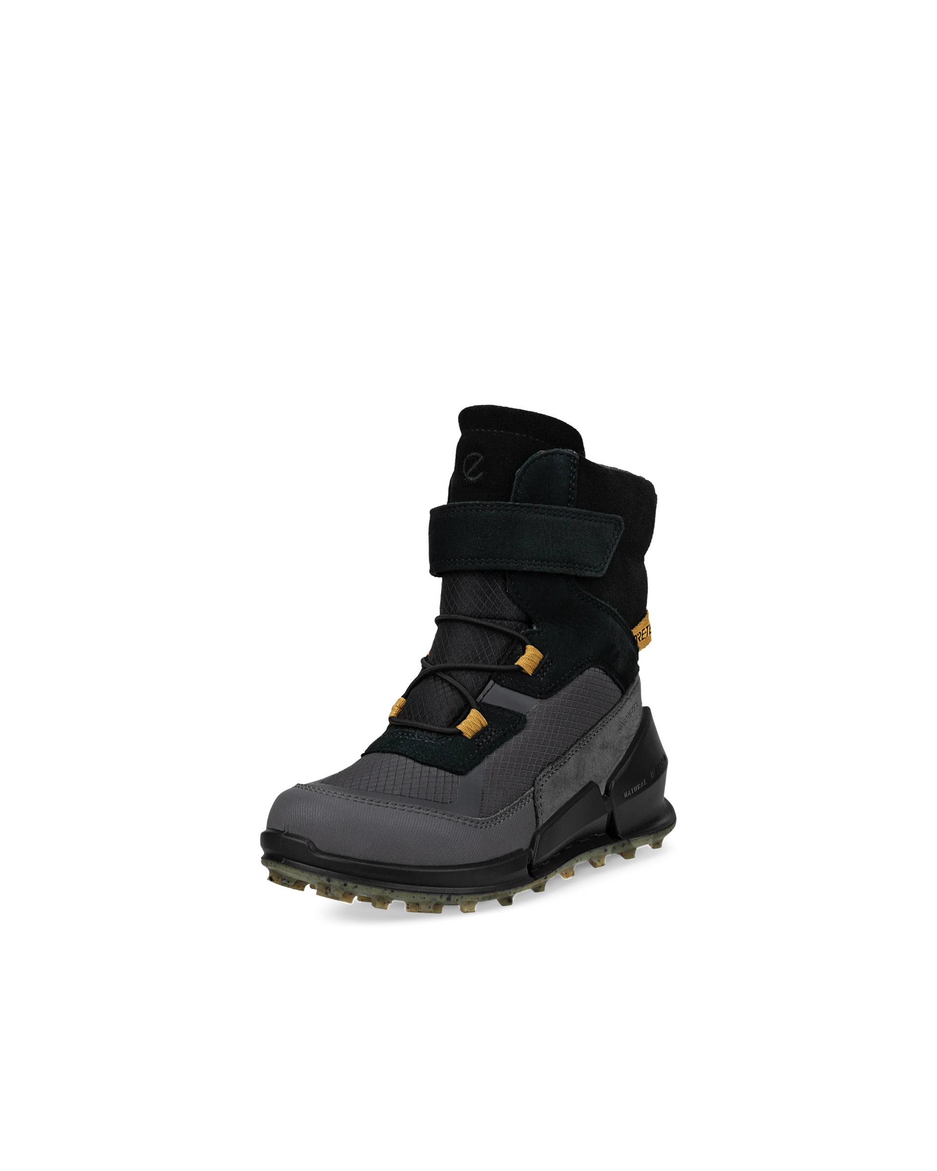 ECCO BIOM K2 Kinder Winterstiefel aus Nubukleder mit Gore-Tex Schwarz