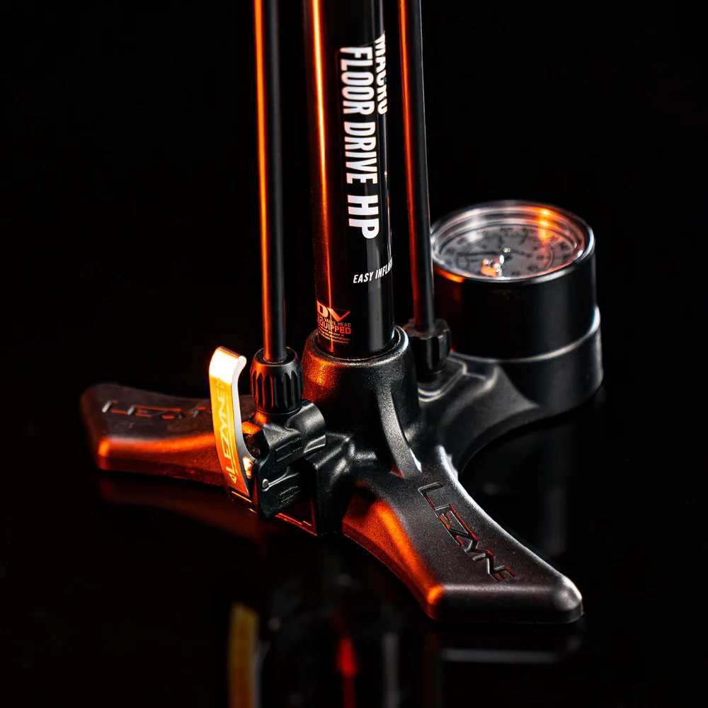 Lezyne Macro HP Floor Drive DV Floor Pump - black matt