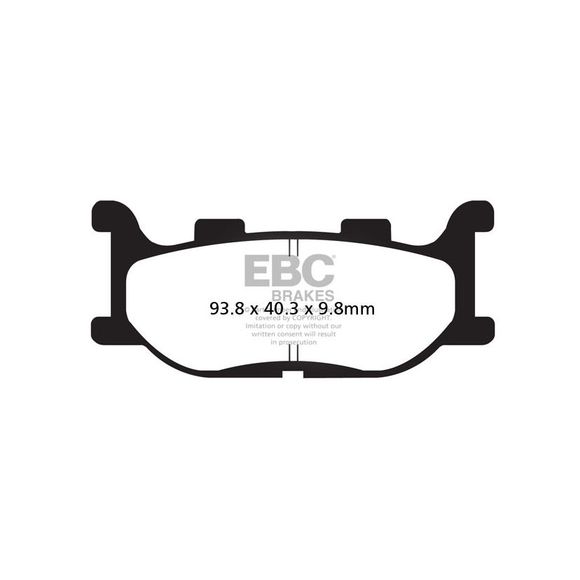 EBC Sinter Sintered Metal front brake padsRef : FA199HH