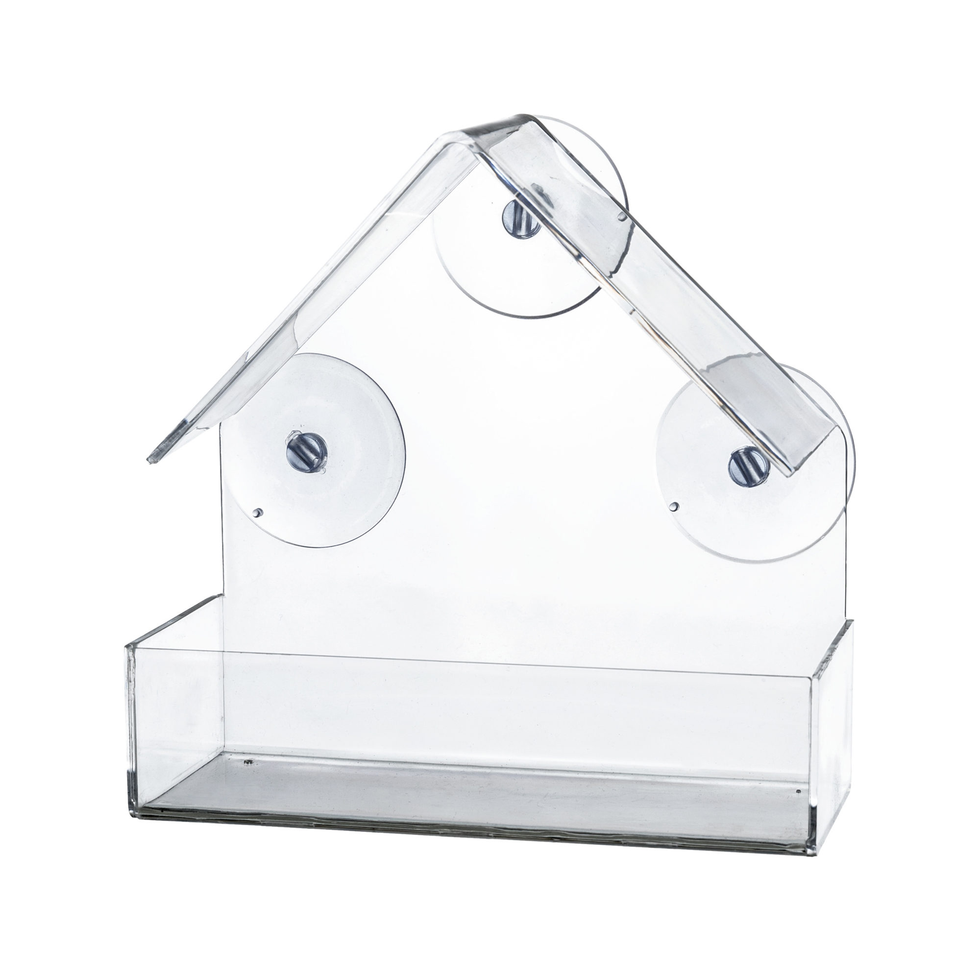 Trixie Window Birdhouse Transparent - 15 x 15 x 6 cm