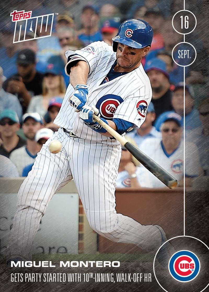 Miguel Montero - 9/16/16 TOPPS NOW® Card 461 - Print Run: 556