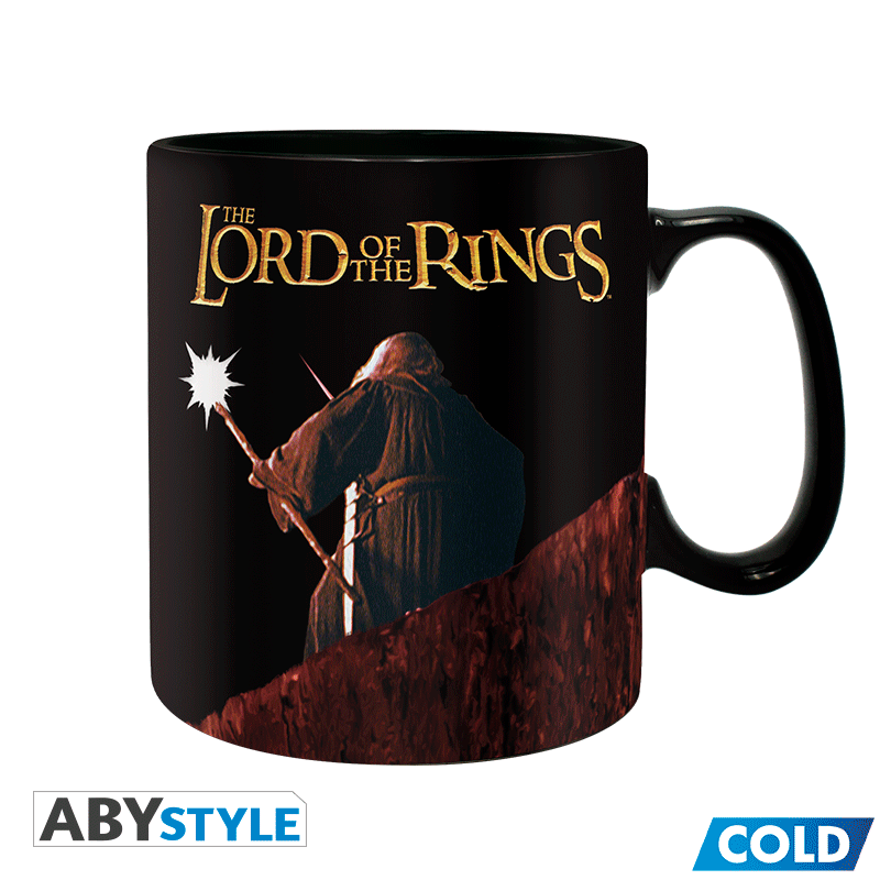 THE LORD OF THE RINGS Mug Heat Change You shall not pass