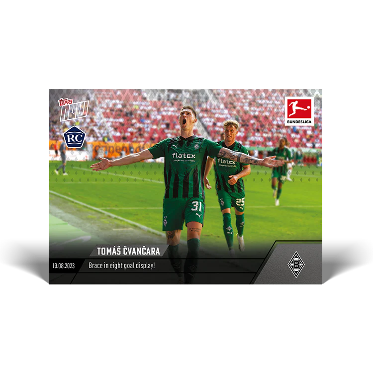 Topps UK - Brace in eight goal display! - Bundesliga TOPPS NOW® Card #8
