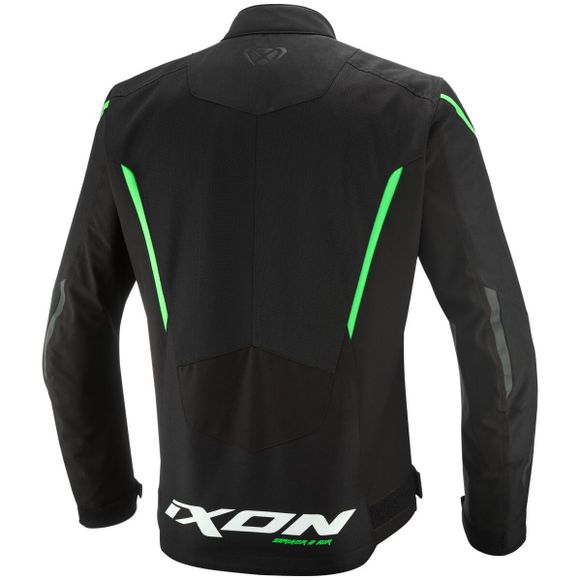 Ixon Striker 2 Air Waterproof Motorcycle Jacket - Black / GreenRef: IX2108
