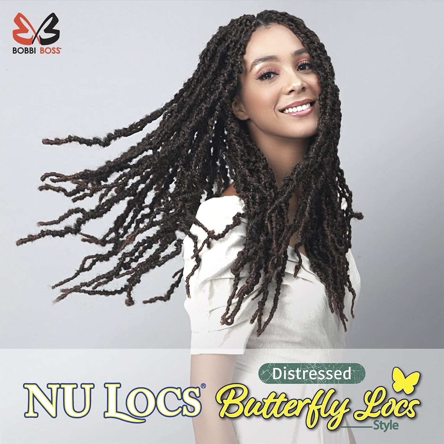 Bobbi Boss Crochet Braids Nu Locs Distressed Butterfly Locs Style 18