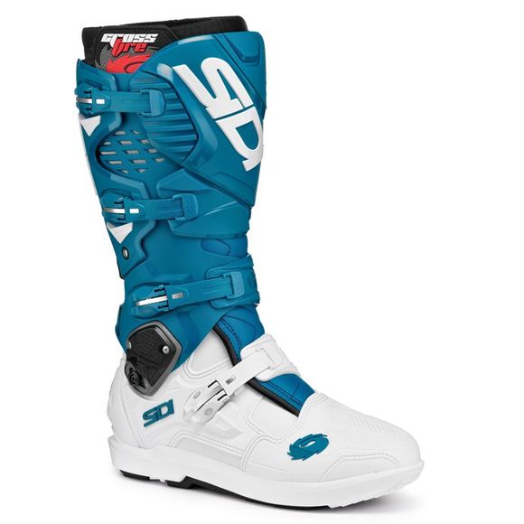 Bottes cross Sidi CROSSFIRE 3 SRS 2025 - Blanc / BleuRef : SID0237