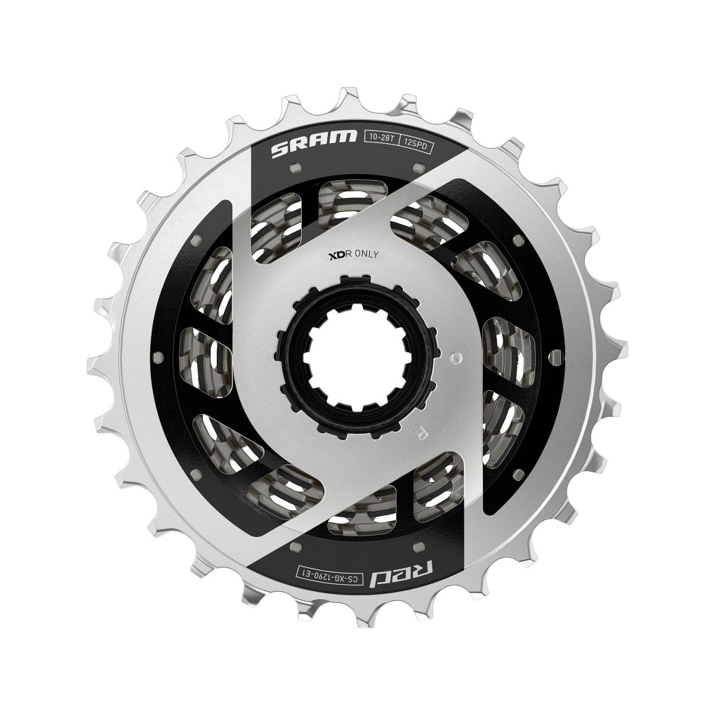 SRAM RED XG-1290 Cassette - XDR | 12-speed | E1 - silver