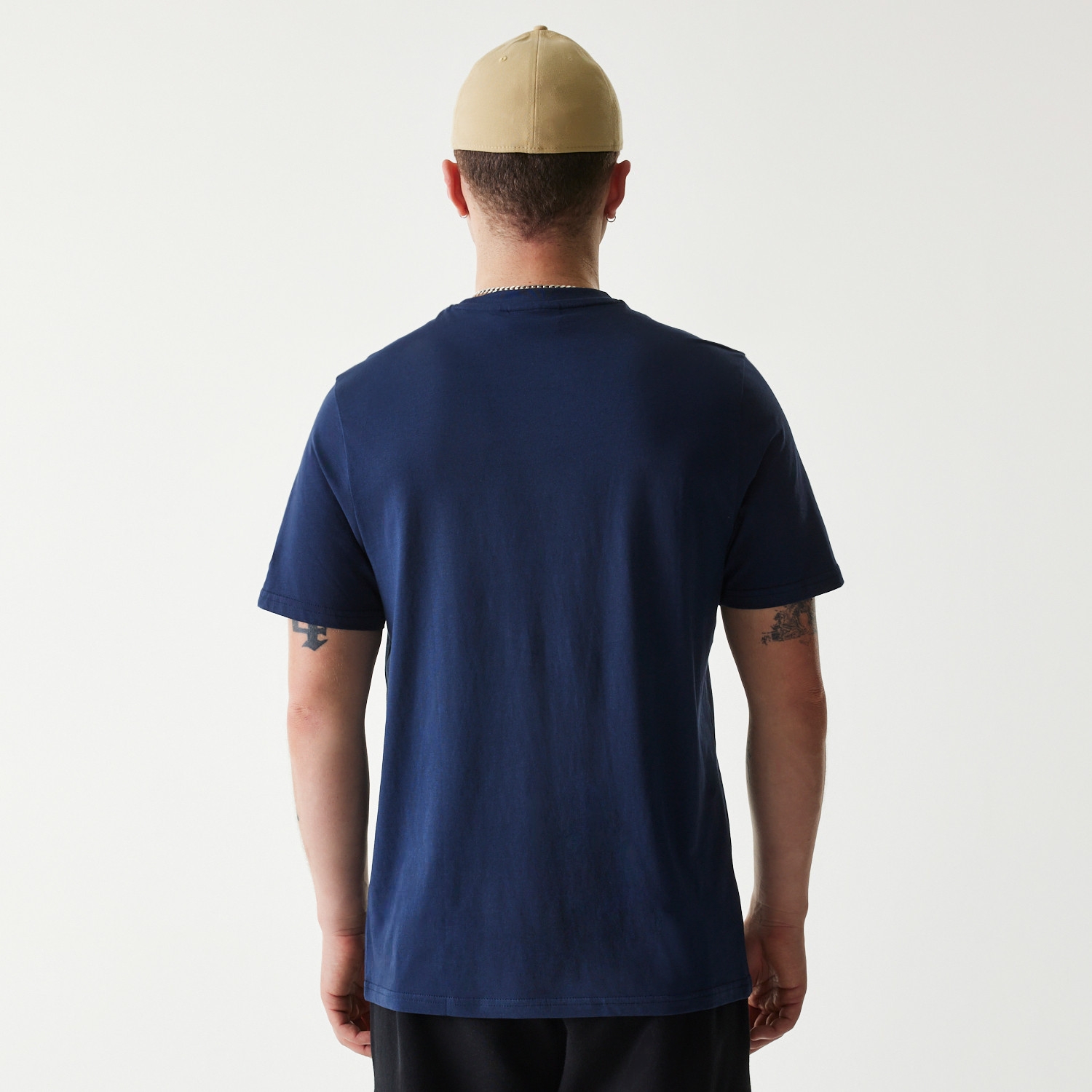 Milwaukee Brewers Team Logo New Era MLB T-Shirt Navy