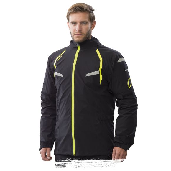 Dane BYGE Rain Jacket - Black / YellowRef: DAN0066
