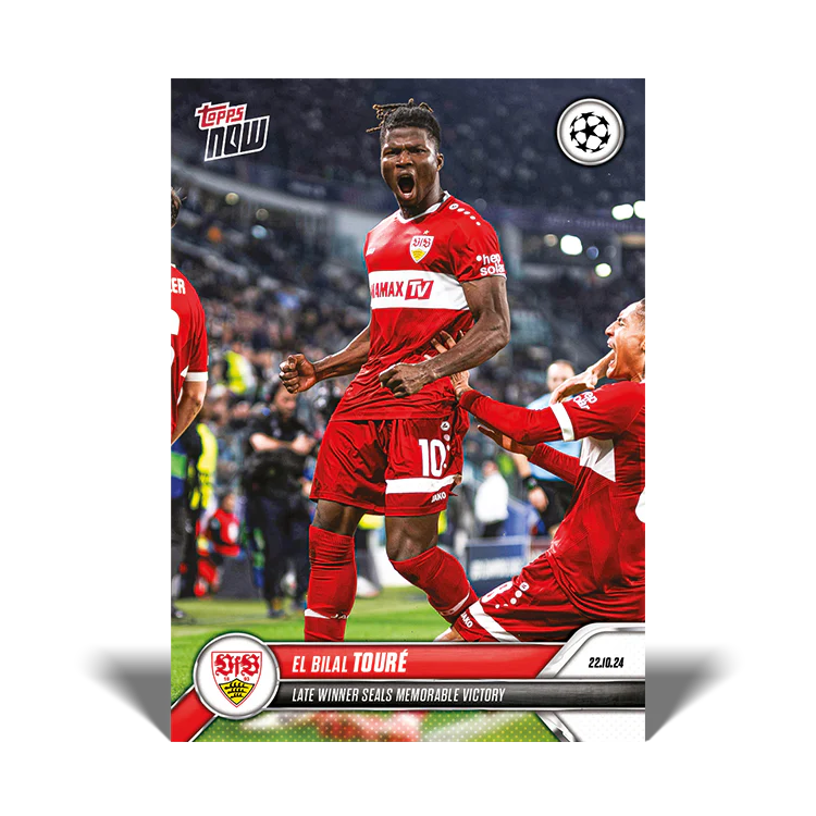 El Bilal Touré - Late winner seals memorable victory - 24/25 UCC Topps NOW® Card 28