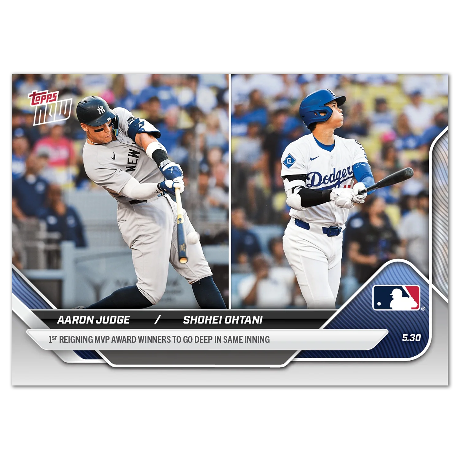 Aaron Judge/Shohei Ohtani - 2025 MLB Topps NOW® - Card 239