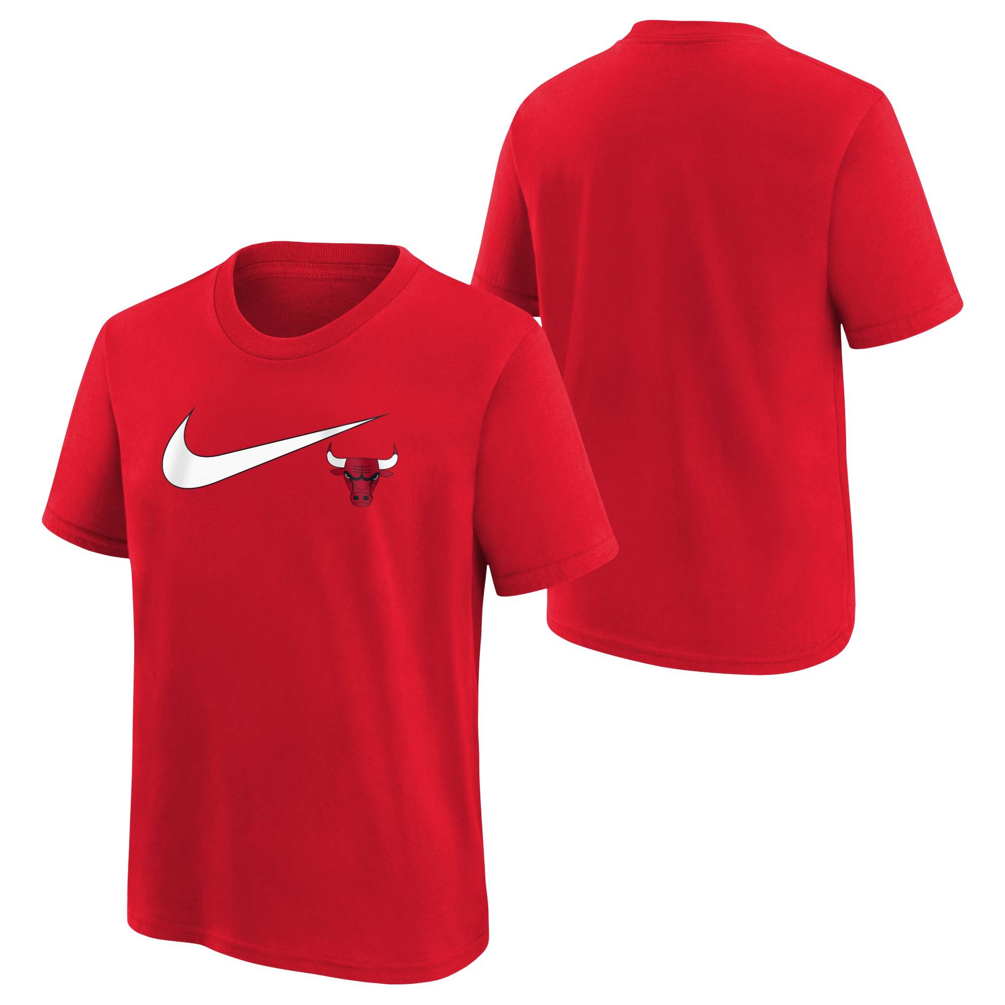 Chicago Bulls Nike Swoosh Logo NBA T-Shirt Rot (YOUTH)