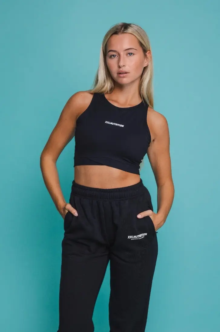 Pulse Crop Top - Black