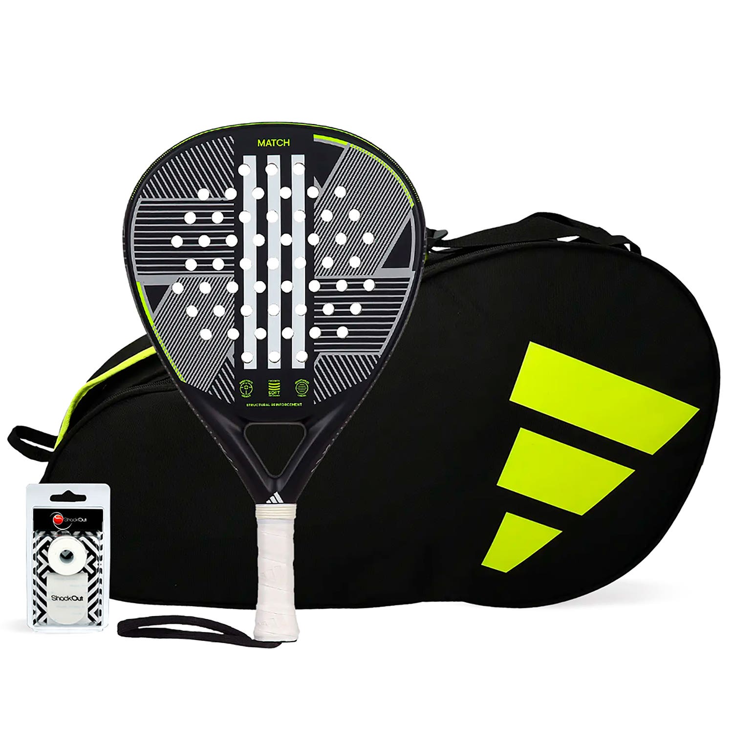 PACK ADIDAS MATCH 3.3 LIME PADELBAG CONTROL