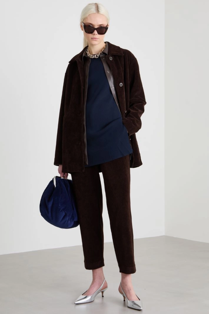 Viscose yarn sweater - NIGHT BLUE