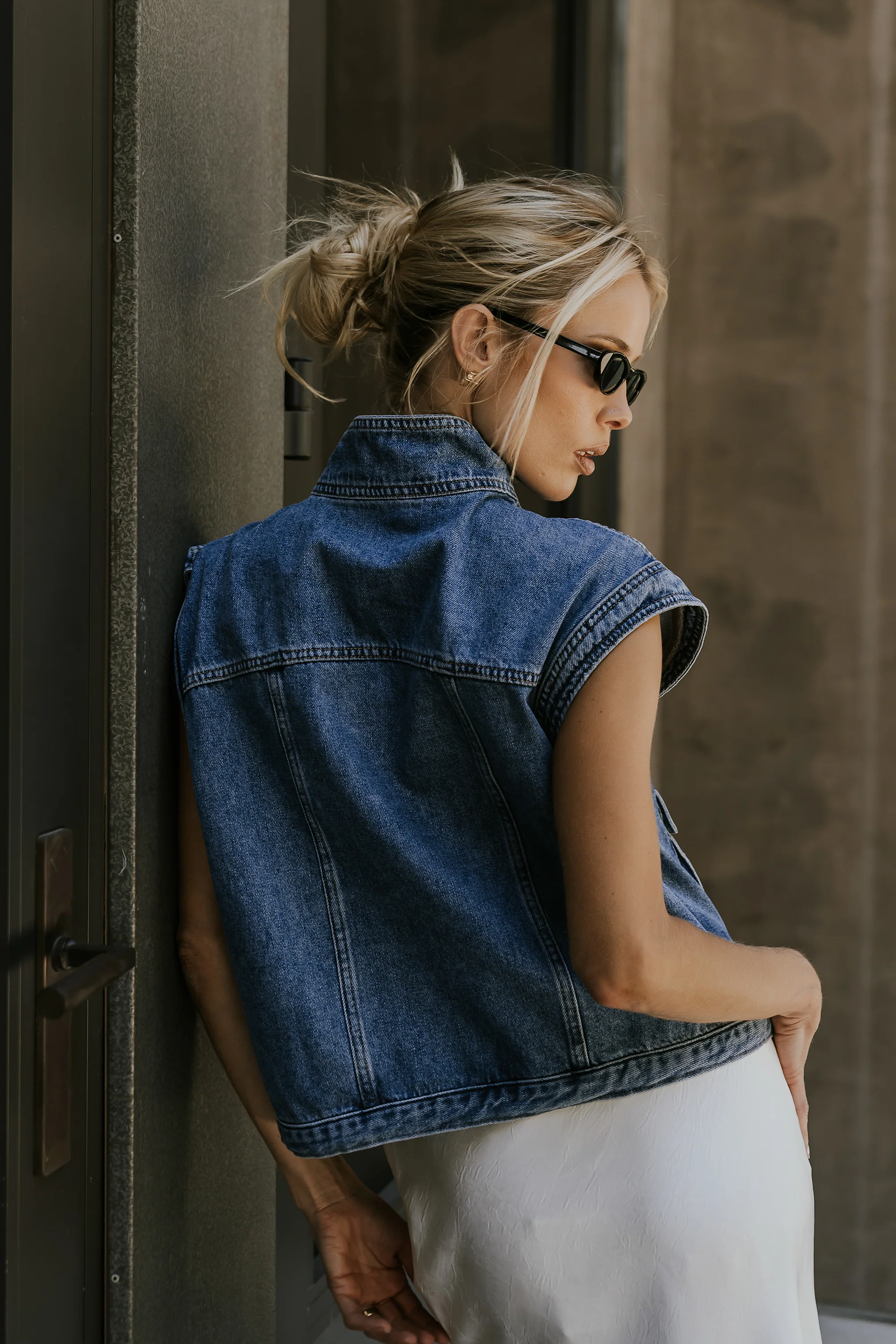 PREORDER - Mavis Denim Top
