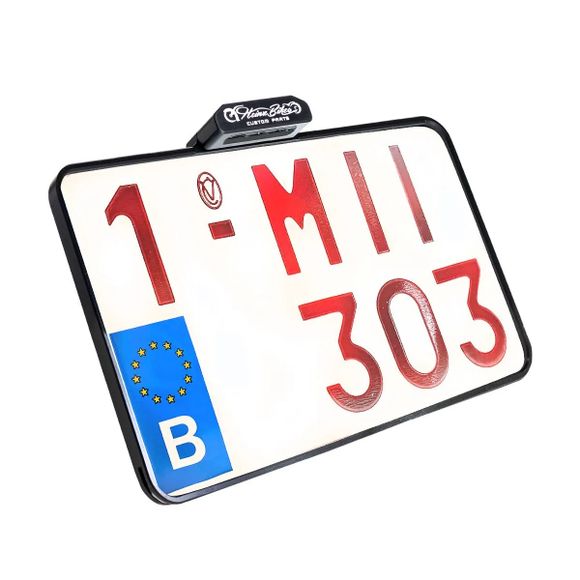 Heinz Bikes license plate holder Universal rear registration lightRef: Heiz00478A / 20302075