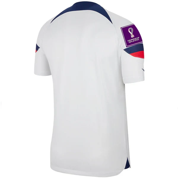 United States Authentic Match Home Jersey 22/23 w/ World Cup 2022 Patches (White/Loyal Blue)
