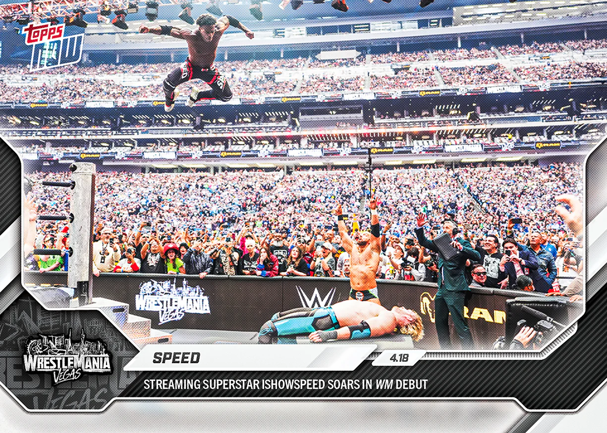 Speed - 2026 WWE Topps NOW® - Card 43 - PR: 2256