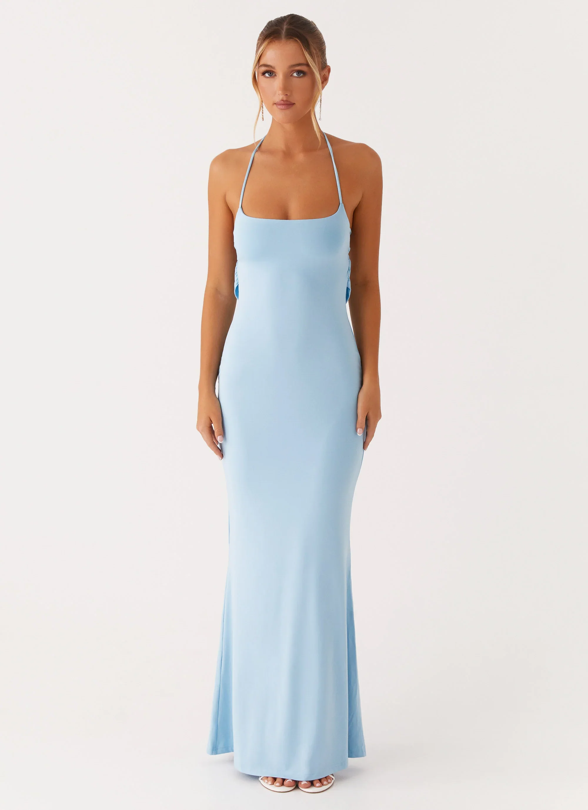 Talk About Us Maxi Dress - Blue