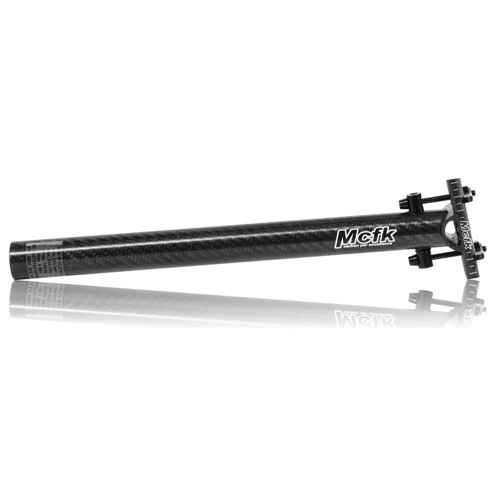 Mcfk Seatpost - Carbon - Straight - 30.9mm - 3K Matt