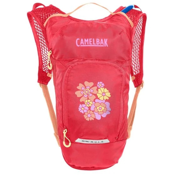 CamelBak Mini M.U.L.E. 5L Hydration Pack Kids + 1.5L Crux Reservoir - pink/flowers