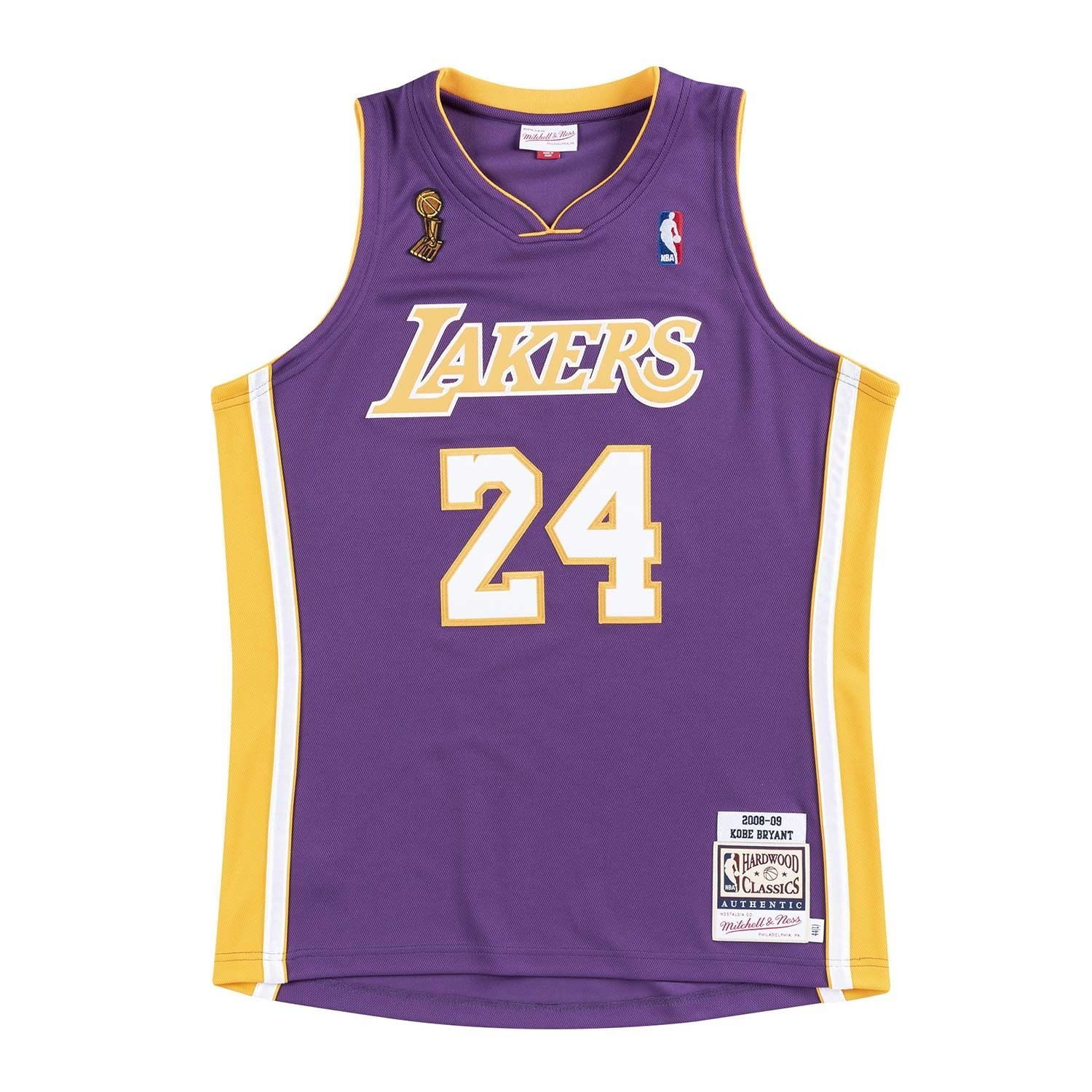 Kobe Bryant #24 Los Angeles Lakers 2008-09 Authentic NBA Jersey Purple