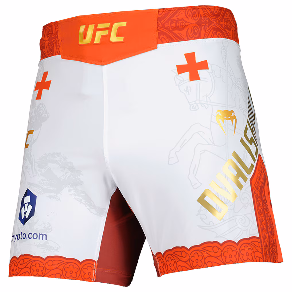 Merab Dvalishvili Adrenaline Unrivaled by Venum Short Fit Fight Short - White - Mens