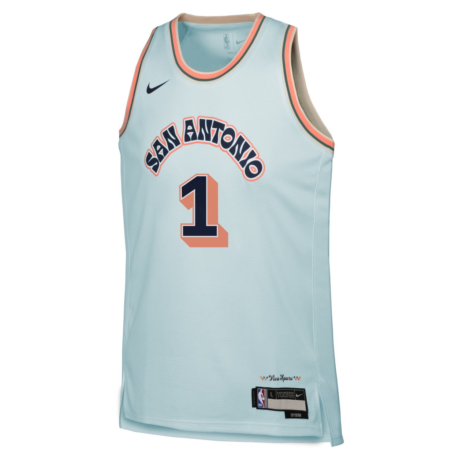 Victor Wembanyama #1 San Antonio Spurs 2024-25 City Edition Nike Swingman NBA Jersey (YOUTH)