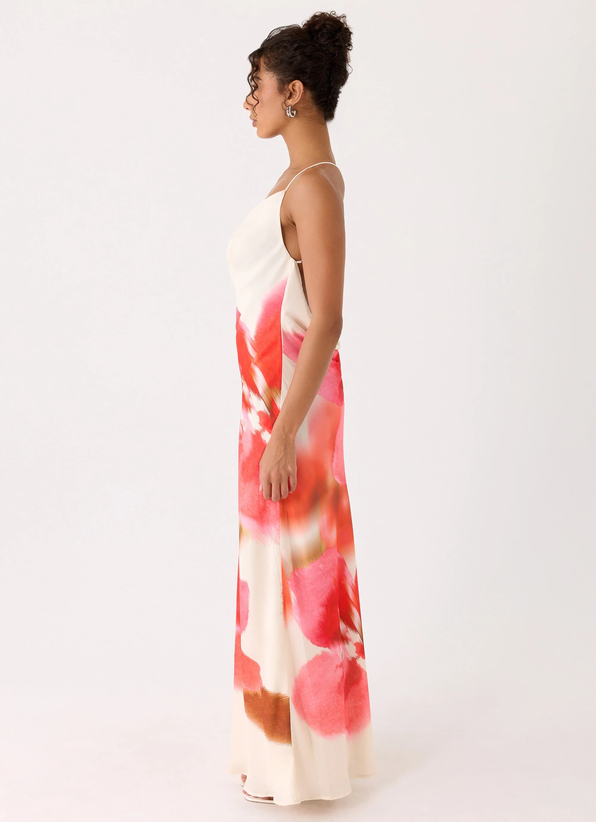 Samya Cowl Maxi Dress - Porcelain Rose