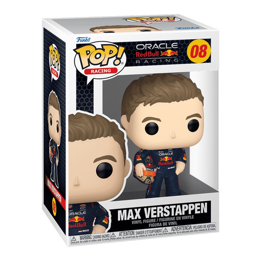 Funko POP! #08 Max Verstappen Helmet Vinyl Formula One Racing Figure