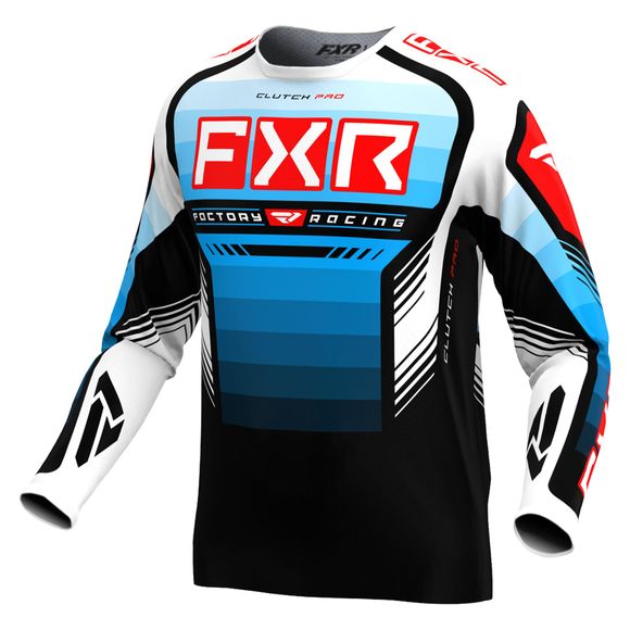 Maillot cross FXR CLUTCH PRO 24 2024 - Bleu / RougeRef : FXR0435