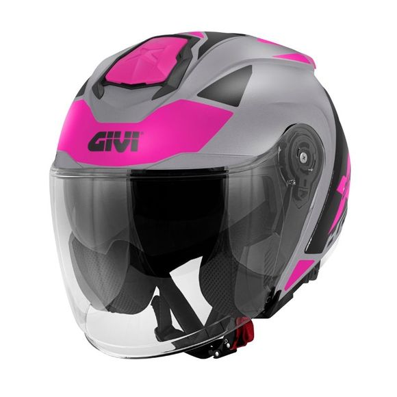 Givi X.25 TARGET LADY Open-Face Helmet - GreyRef: GI1577