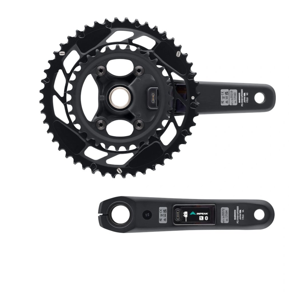 INPEAK Powercrank-E TWiN2 Powermeter Crankset - Shimano GRX FC-RX820 - 48/31