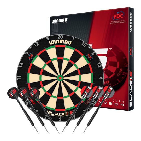Winmau Blade 6 Triple Core Set with 2 sets of darts