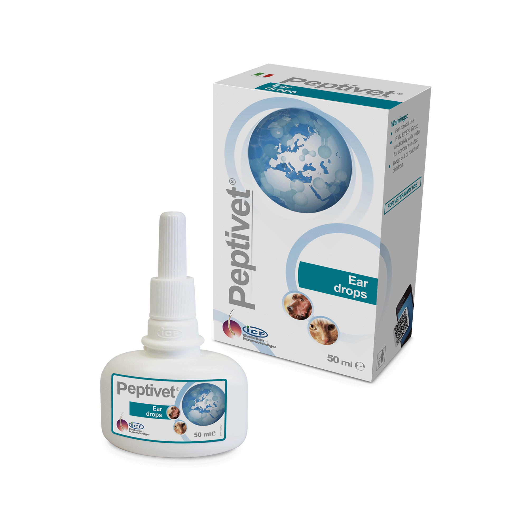 Peptivet Ear Drops - 50ml