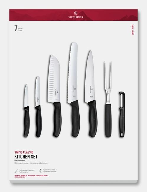 Swiss Classic Kitchen Set, 7 Pieces, 22 cm