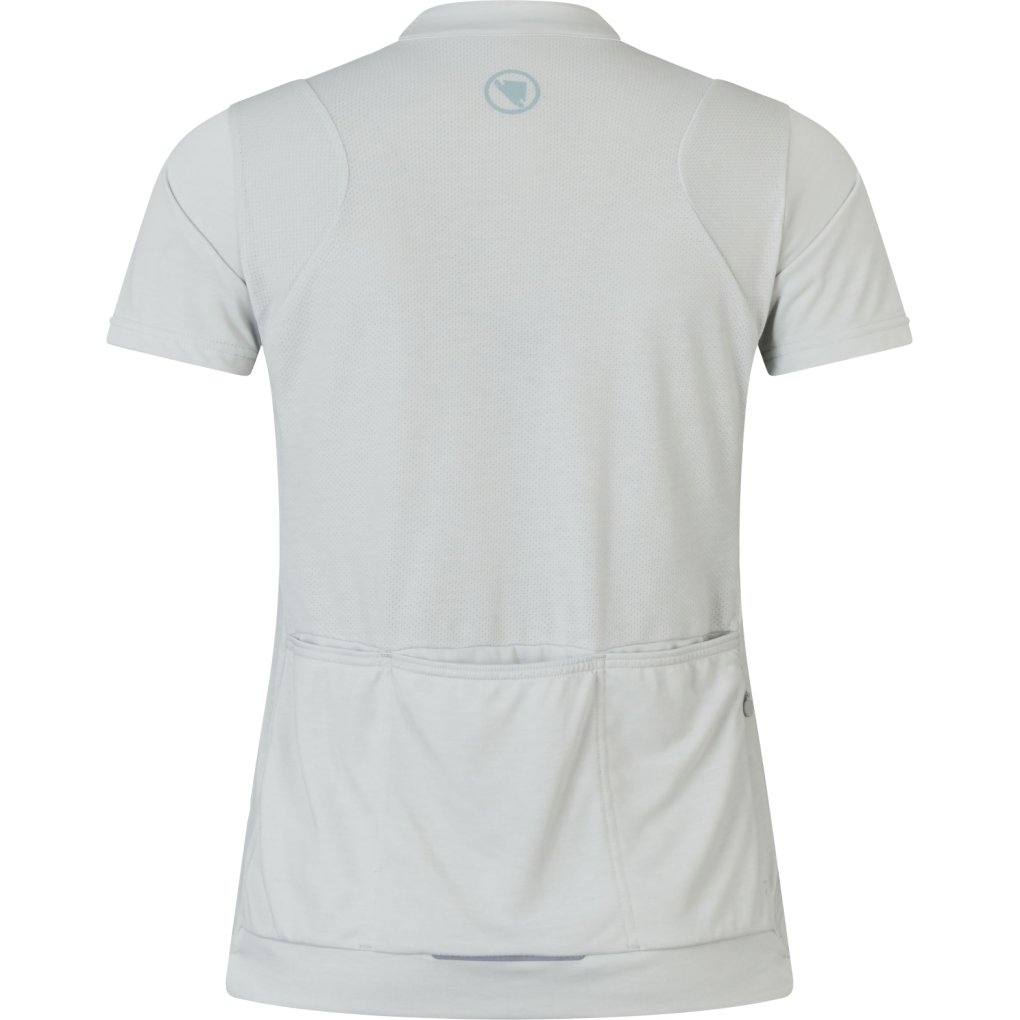 Endura Loop Short Sleeve Zipped Jersey Women - mains grey