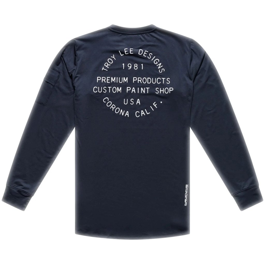 Troy Lee Designs Ruckus Ride Long Sleeve Tee Men - Pressed Carbon